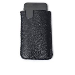 Husa telefon universala, din piele neagra.jpg
